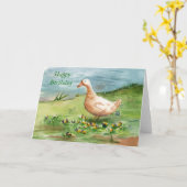 Golden Goose Birthday Card Kaart (Gele Bloem)