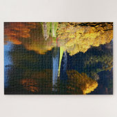 Golden Gorheerlijk, herfst bij Stourhead Legpuzzel (Horizontaal)