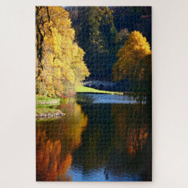 Golden Gorheerlijk, herfst bij Stourhead Legpuzzel