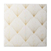 Golden, goud, elegant, , zacht, Art Deco Pat Tegeltje (Voorkant)