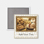 Golden Grace Desserts Magneet (Voorkant / Achterkant)