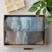 Golden Grace: een Palomino paard op de Sunset Shor Tissuepapier (Geschenk)