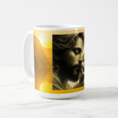 Golden Grace Embrace Koffiemok (Voorkant links)