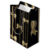 Golden Grace Gift Bag Medium Cadeauzakje (Voorkant Gekanteld)