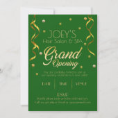 Golden Grand Opening Business RSVP Uitnodiging Kaa (Voorkant)