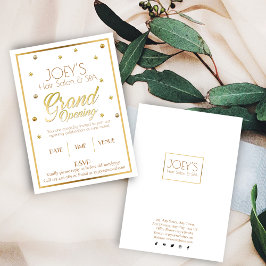 Golden Grand Opening Ceremony Uitnodiging Kaart