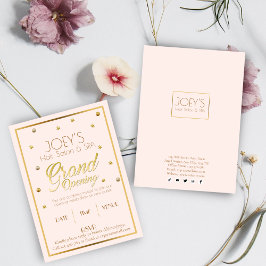 Golden Grand Opening Ceremony Uitnodiging Kaart