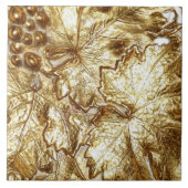 GOLDEN GRAPE LEAVES TEGELTJE (Voorkant)