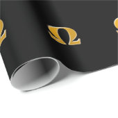 Golden Greek Omega - Symbool van verzet Cadeaupapier (Rol Hoek)