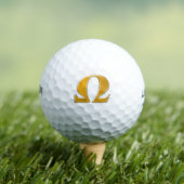Golden Greek Omega - Symbool van verzet Golfballen (Insitu Shirt)