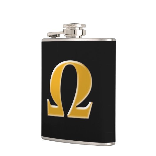 Golden Greek Omega - Symbool van verzet Heupfles (Links)