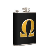 Golden Greek Omega - Symbool van verzet Heupfles (Rechts)