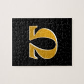 Golden Greek Omega - Symbool van verzet Legpuzzel (Horizontaal)