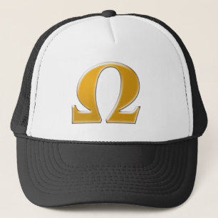 Golden Greek Omega - Symbool van verzet Trucker Pet