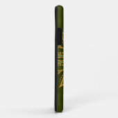 Golden Green Aum Star Case-Mate iPhone Case (Achterkant/rechts)