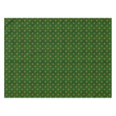 Golden Green Clover Pattern Tafelkleed (Voorkant (Horizontaal))
