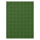 Golden Green Clover Pattern Tafelkleed (Voorkant)