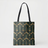 Golden & Green Gatsby Glamour Tote Bag (Voorkant)