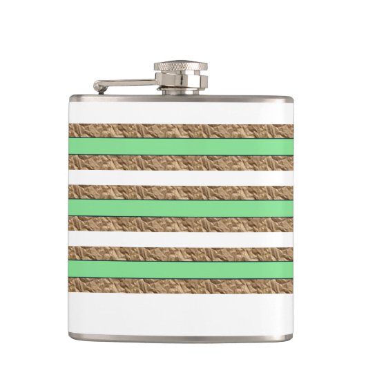 Golden Green Heupfles (Voorkant)