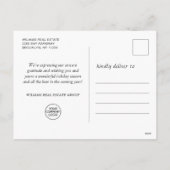 Golden Green-kerstornament Corporate Greeting Feestdagenkaart (Achterkant)