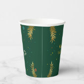 Golden Green Puppy Dog Kind Papieren Bekers (Rechts)