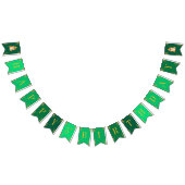 Golden Green Puppy Dog Kind Vlaggetjes (Alle)