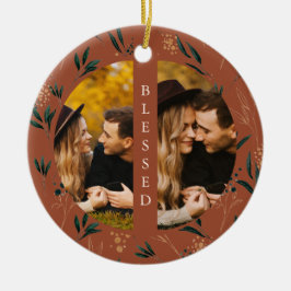 Golden Greenery Blessed Type Foto Terracotta Keramisch Ornament