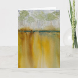 Golden Greeting Card Blank Inside  Kaart