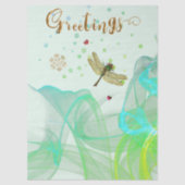 Golden Greetings Tissuepapier (Voorkant)