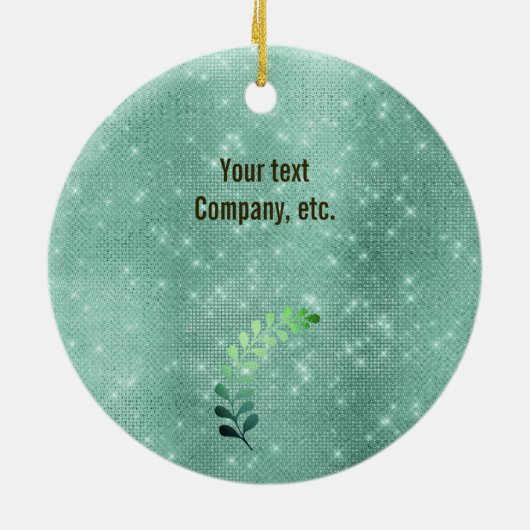 Golden Griffin Keramisch Ornament (Achterkant)