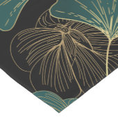 Golden groene bladeren korte tafelloper (Hoek)