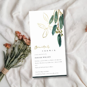 GOLDEN GROENE EUCALYPTUS FAUNA BRUIDSSCHONER UITNO BEDANKKAART