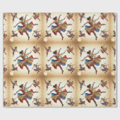 "Golden Groove" Cadeaupapier (Vlak)