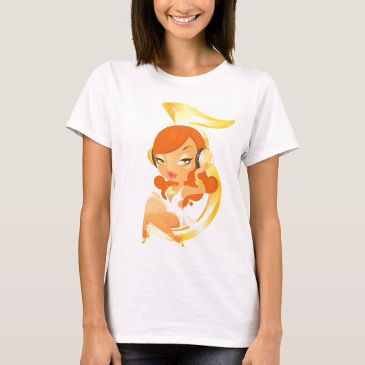  “Golden Groove Goddess” T-shirt (Voorkant)