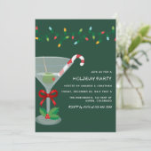 Golden Grove Christmas Holiday Cocktail Party Kaart (Staand voorkant)