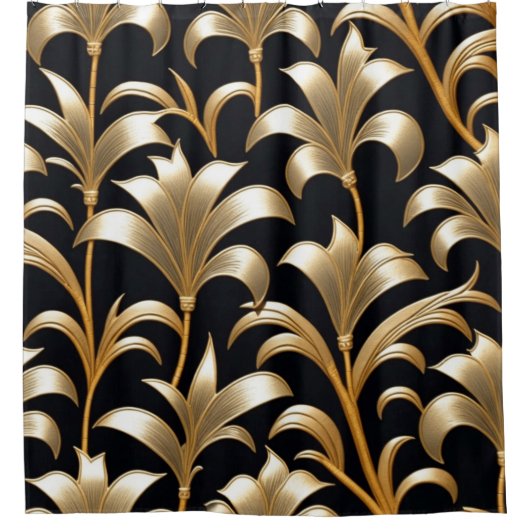 Golden Grows Douchegordijn (Voorkant)