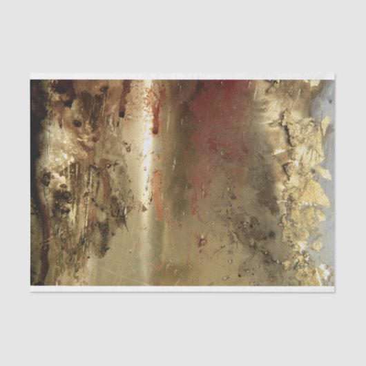 Golden grunge Tissue Paper Tissuepapier (Voorkant)