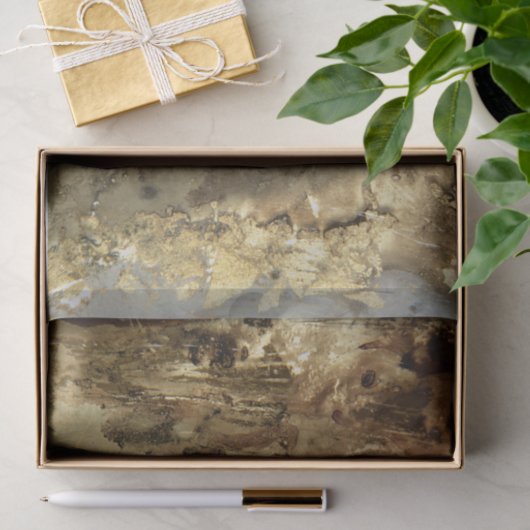 Golden grunge Tissue Paper Tissuepapier (Geschenk)