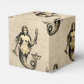 Golden Grunge Zeemeermin Bedankdoosjes (Achterkant)