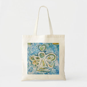 Golden Guardian Angel Art Canvas tas