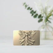 Golden Guardian Angel Visitekaartje (Staand voorkant)