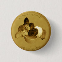 Golden Guinea Pig 2022 Coin, Pet Badge