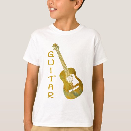 Golden Guitar T-shirt (Voorkant)