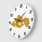 Golden Guppy Fish Schattigee tropische aquariumvis Grote Klok (Hoek)