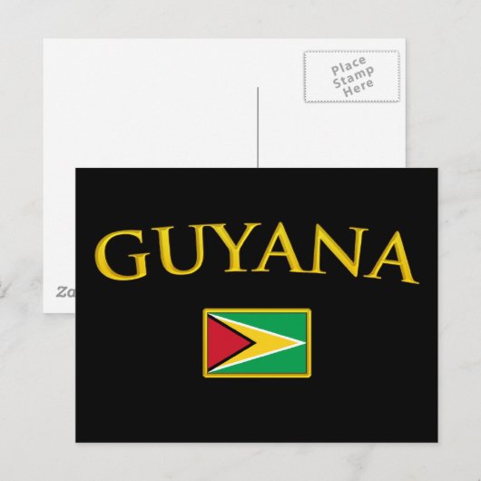 Golden Guyana Briefkaart (Voorkant / Achterkant)