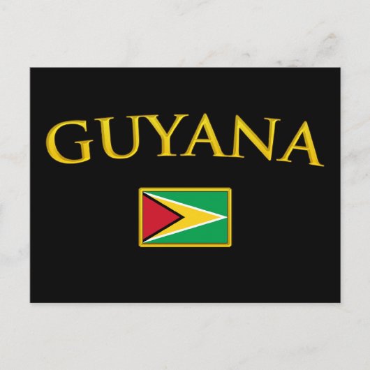 Golden Guyana Briefkaart (Voorkant)