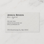 Golden Hair Schaar Logo | salon Visitekaartje (Achterkant)