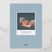 Golden Hallo | Aankondiging Folie geboorte (Achterkant)