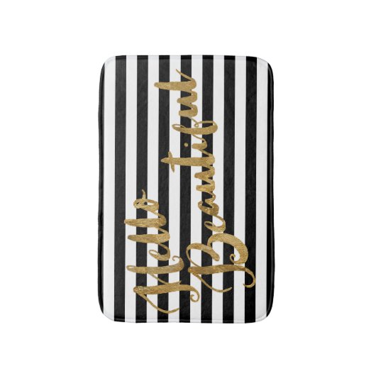 Golden Hallo Beauful Stripes Badmat (Voorkant Verticaal)