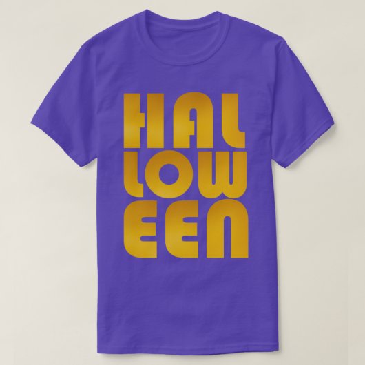 Golden Halloween T-shirt (Design voorkant)